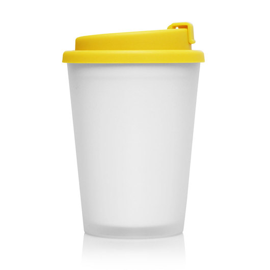 Frosted Double Wall Cup 2 Yellow